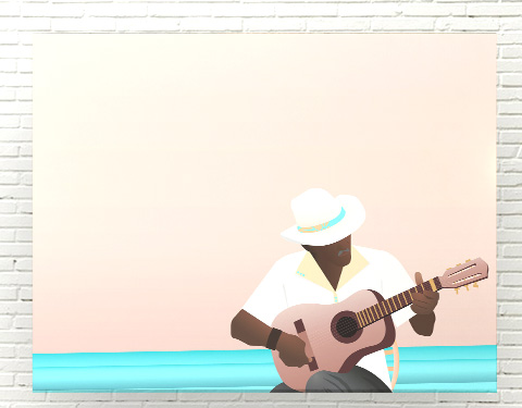 Le guitariste de Trinidad