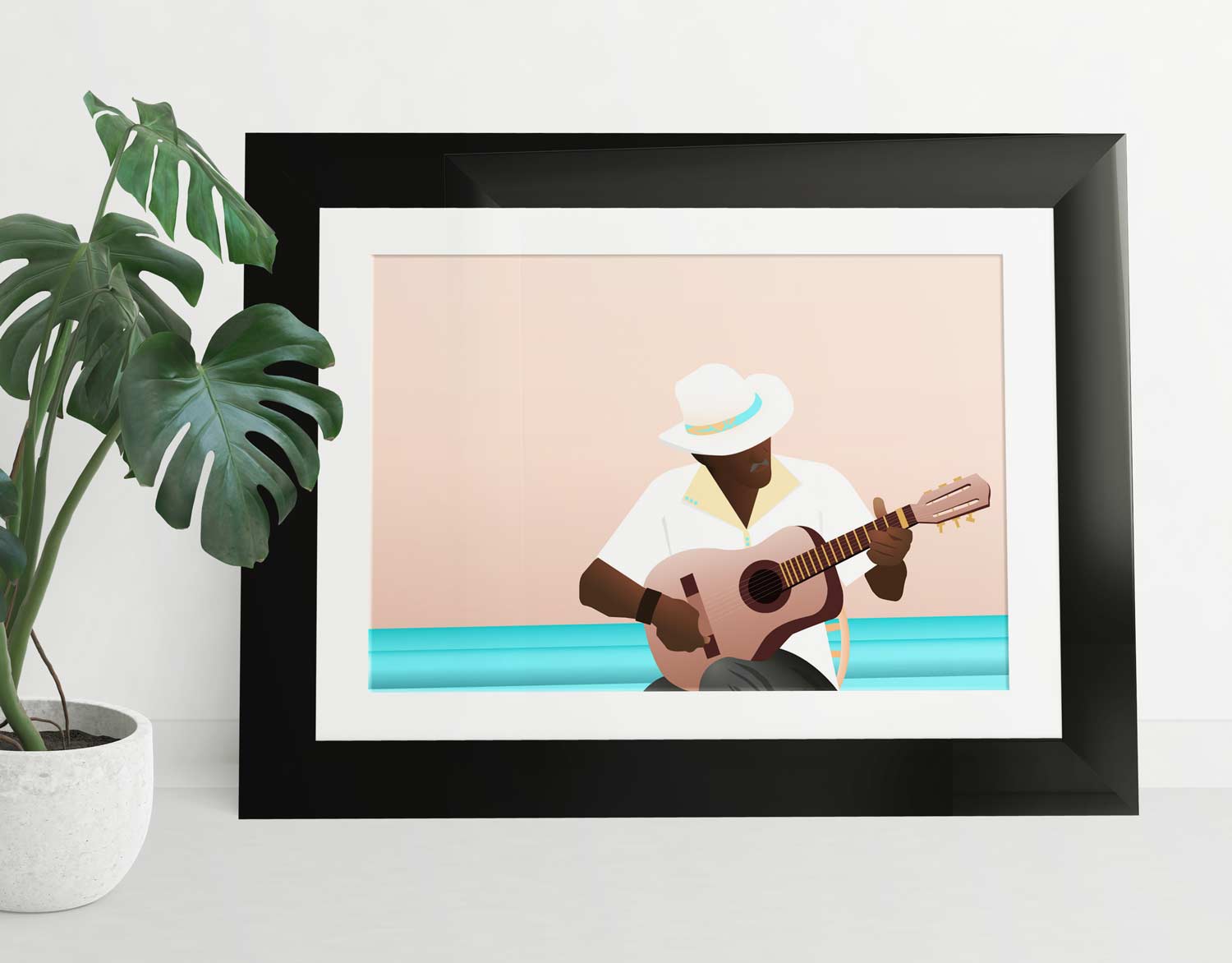 Le guitariste de Trinidad